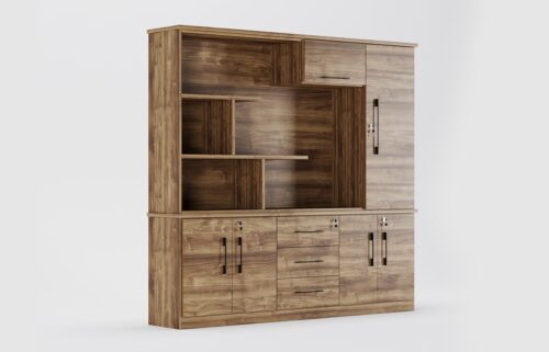 charter full height back cabinet melamine