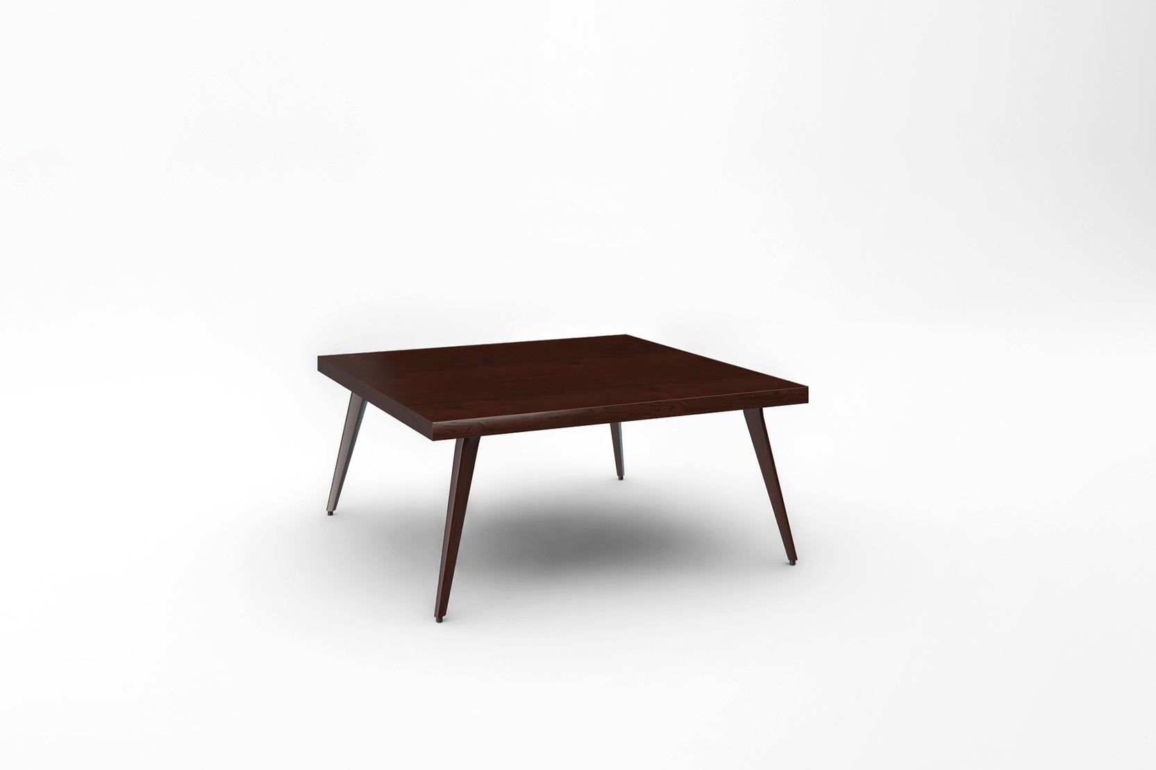 Smart Square Center Table Red Oak Veneer